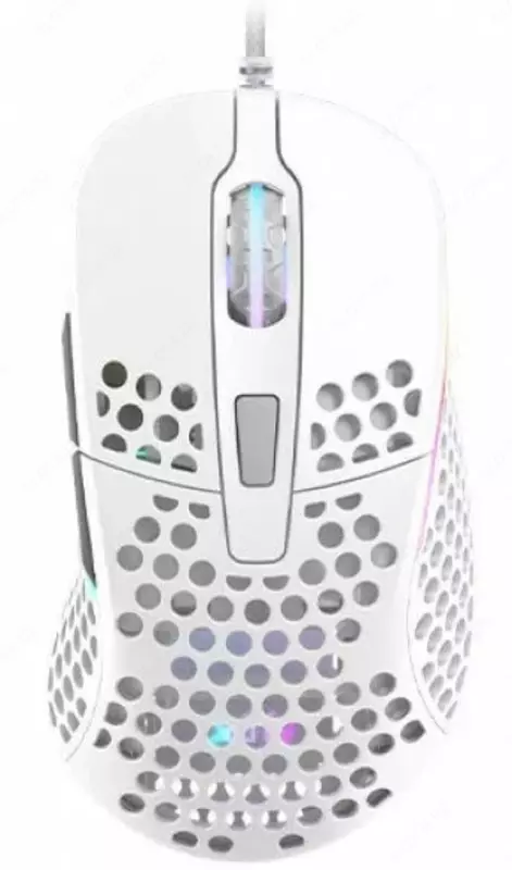 Проводная игровая мышь "Xtrfy" M4, RGB, USB (Арт. - XG-M4-RGB-WHITE) Белая