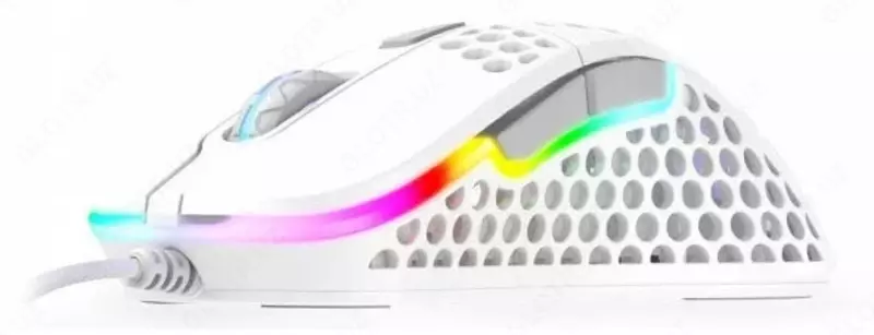 Проводная игровая мышь "Xtrfy" M4, RGB, USB (Арт. - XG-M4-RGB-WHITE) Белая