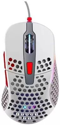 Проводная игровая мышь "Xtrfy" M4, RGB, USB (Арт. - XG-M4-RGB-RETRO) Ретро/белая