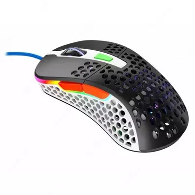 Проводная игровая мышь "Xtrfy" M4, RGB, USB (Арт. - XG-M4-RGB-STREET) Черная/белая