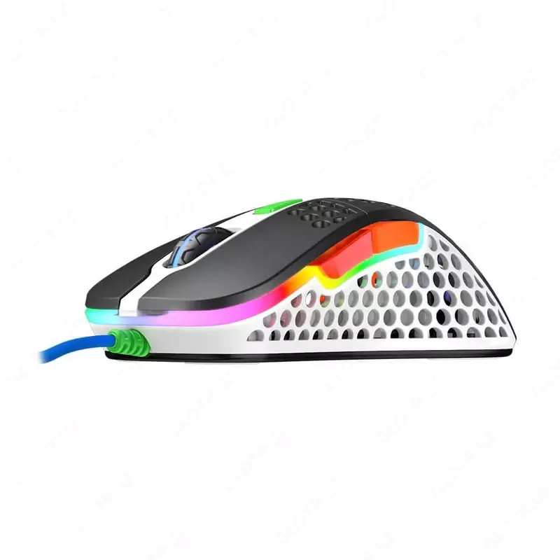 Проводная игровая мышь "Xtrfy" M4, RGB, USB (Арт. - XG-M4-RGB-STREET) Черная/белая
