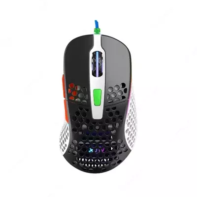 Проводная игровая мышь "Xtrfy" M4, RGB, USB (Арт. - XG-M4-RGB-STREET) Черная/белая