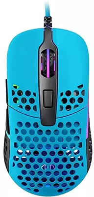 Проводная игровая мышь "Xtrfy" M42, RGB, USB (Арт. - XG-M42-RGB-BLUE) Голубая/серая
