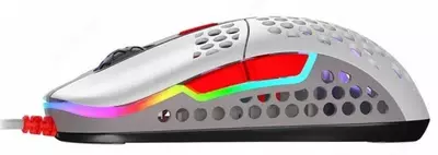 Simli o‘yin sichqoni "Xtrfy" M42, RGB, USB (Art. - XG-M42-RGB-RETRO) Retro/oq