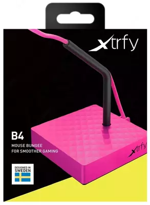 Держатель кабеля мыши "Xtrfy" B4 (Арт. - XG-B4-PINK) Розовый Только в розницу