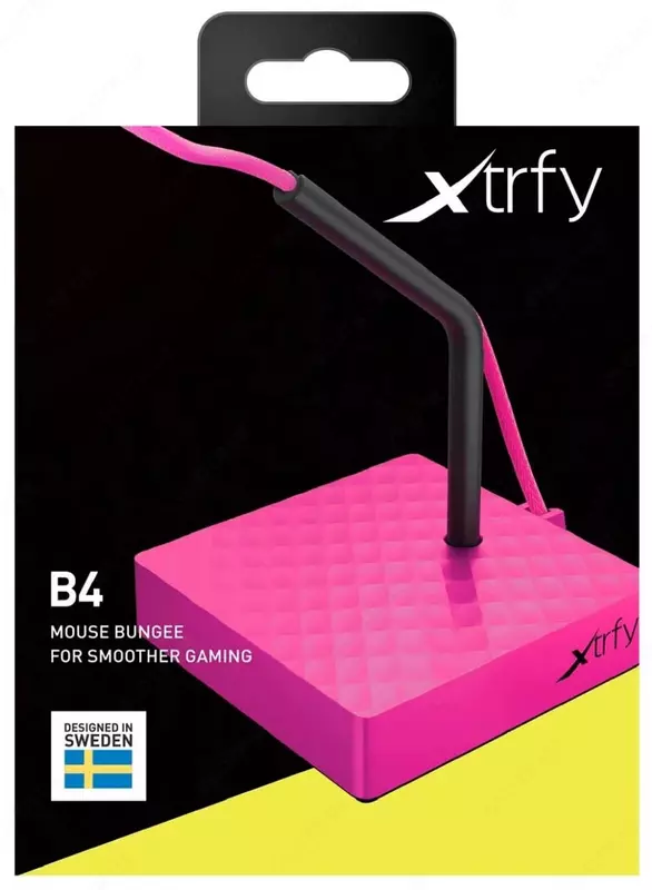 Держатель кабеля мыши "Xtrfy" B4 (Арт. - XG-B4-PINK) Розовый