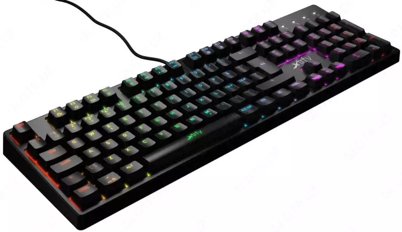 Simli o'yin klaviaturasi "Xtrfy" K4, RGB, USB (Art. - XG-K4-RGB-R-RUS) Qora