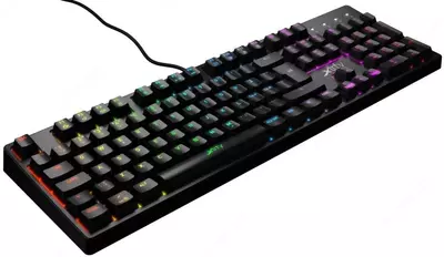 Simli o'yin klaviaturasi "Xtrfy" K4, RGB, USB (Art. - XG-K4-RGB-R-RUS) Qora