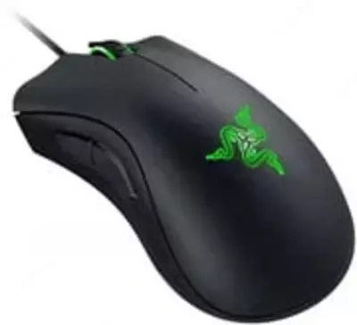 Simli o'yin sichqonchasi "Razer" DeathAdder Essential, USB, RGB (Art. - RZ01-03850100-R3M1) Qora