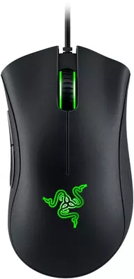 Simli o'yin sichqonchasi "Razer" DeathAdder Essential, USB, RGB (Art. - RZ01-03850100-R3M1) Qora