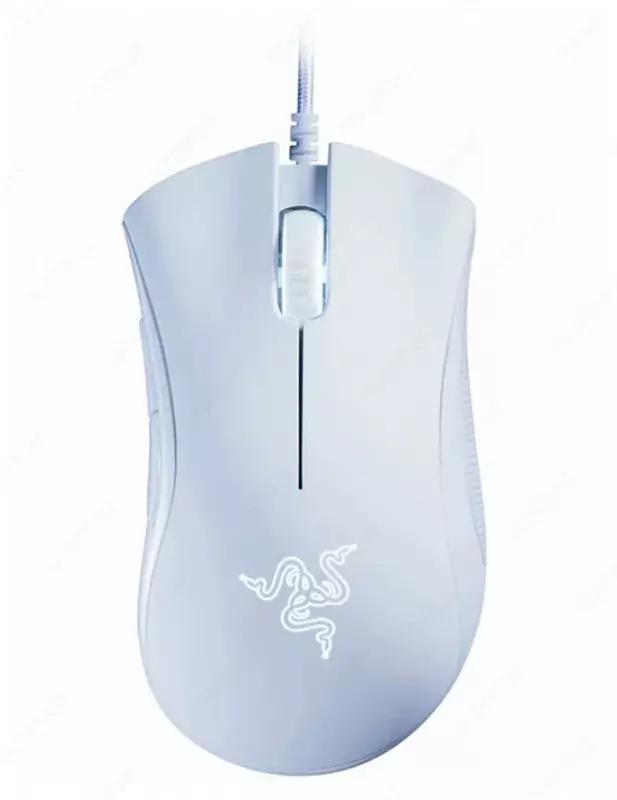 Проводная игровая мышь "Razer" DeathAdder Essential, USB, RGB (Арт. - RZ01-03850200-R3M1) Белая