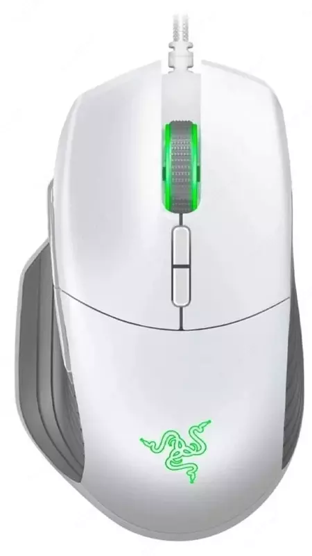 Проводная игровая мышь "Razer" Basilisk Mercury, USB, RGB (Арт. - RZ01-02330300-R3M1) Белая