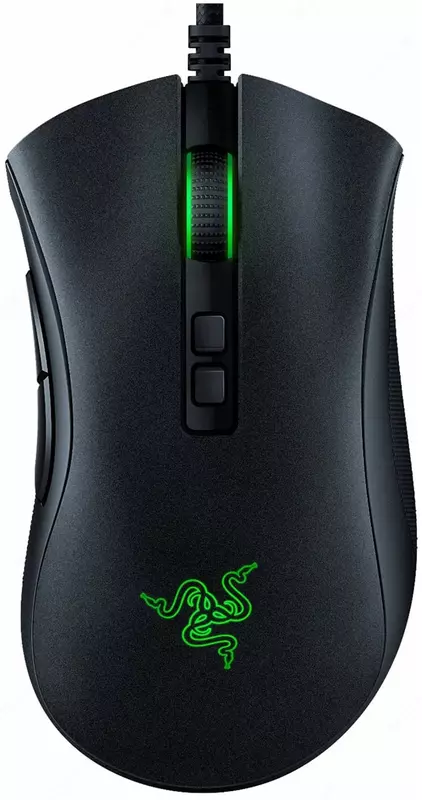Проводная игровая мышь "Razer" DeathAdder V2, USB, RGB (Арт. - RZ01-03210100-R3M1) Черная
