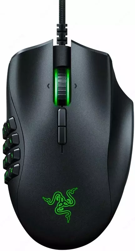 Проводная игровая мышь "Razer" Naga Trinity, USB, RGB (Арт. - RZ01-02410100-R3M1) Черная