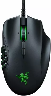 Simli o'yin sichqonchasi "Razer" Naga Trinity, USB, RGB (Art. - RZ01-02410100-R3M1) Qora