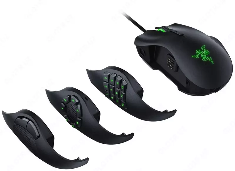 Проводная игровая мышь "Razer" Naga Trinity, USB, RGB (Арт. - RZ01-02410100-R3M1) Черная