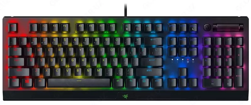 Проводная игровая клавиатура "Razer" BlackWidow V3 TKL, USB RGB (Арт. - RZ03-03490100-R3M1) Черная