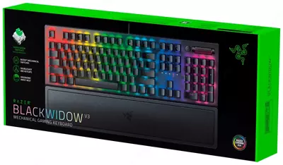Проводная игровая клавиатура "Razer" BlackWidow V3 TKL, USB RGB (Арт. - RZ03-03490100-R3M1) Черная