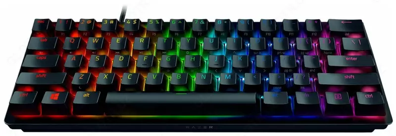 Проводная игровая клавиатура "Razer" Huntsman Mini, USB RGB (Арт. - RZ03-03390200-R3M1) Черная