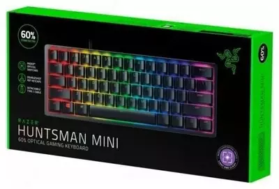 Проводная игровая клавиатура "Razer" Huntsman Mini, USB RGB (Арт. - RZ03-03390200-R3M1) Черная
