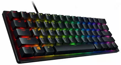 Проводная игровая клавиатура "Razer" Huntsman Mini, USB RGB (Арт. - RZ03-03390100-R3M1) Черная