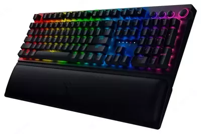 Беспроводная игровая клавиатура "Razer" BlackWidow V3 Pro WL/BT, USB RGB (Арт. - RZ03-03531700-R3M1) Черная