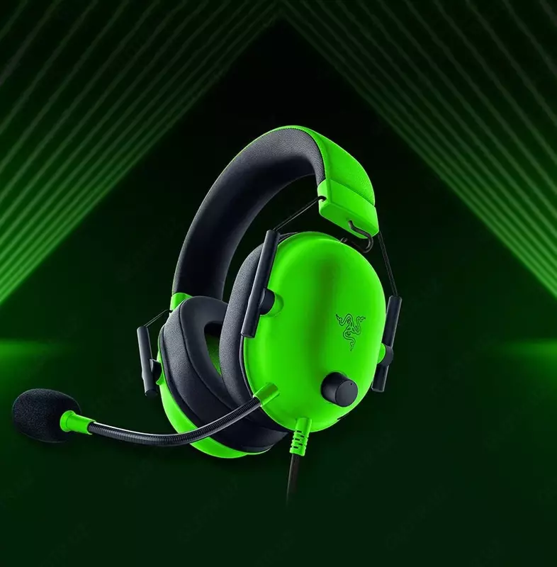 Kompyuter "Razer" Blackshark V2 X uchun o'yin eshitish vositasi (Art. No - RZ04-03240600-R3M1) Yashil/Qora
