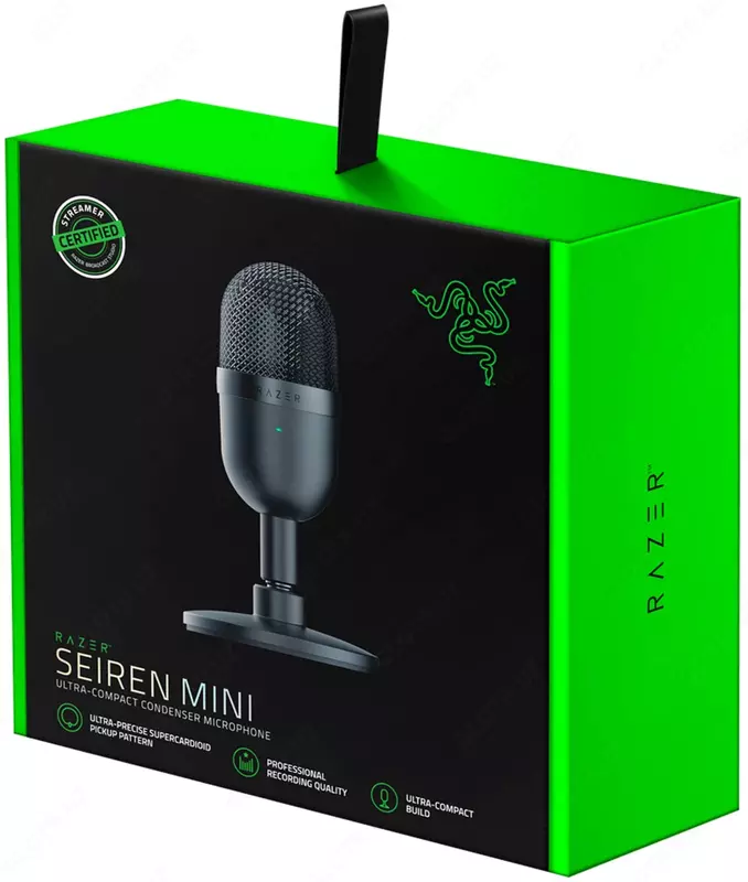Stol mikrofoni "Razer" Seiren Mini (Art. -RZ19-03450100-R3M1) Qora