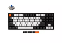 Проводная клавиатура "Keychron" Gateron C1 Wired RGB (Арт. - C1B2_Keychron) Черная/Белая
