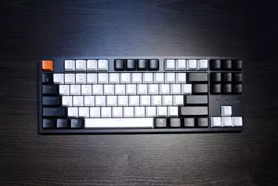 Проводная клавиатура "Keychron" Gateron C1 Wired LED USB (Арт. - C1G2_Keychron) Черная/Белая