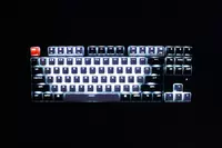 Проводная клавиатура "Keychron" Gateron C1 Wired LED USB (Арт. - C1G3_Keychron) Черная/Белая Только в розницу