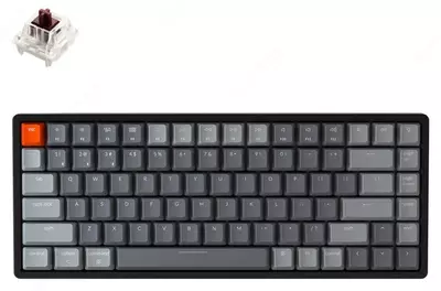 Keychron Gateron K2 LED USB klaviaturasi (Art. № - K2A3_Keychron) Qora/Kulrang
