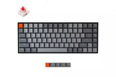 Mexanik klaviatura "Keychron" Gateron K2 RGB USB (Art. № - K2C1_Keychron) Qora/Kulrang