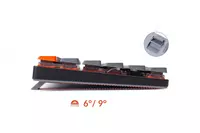 Mexanik klaviatura "Keychron" Gateron K3 LED USB (Art. - K3A1_KEYCHRON) Qora/Kulrang - 969 000 so'm