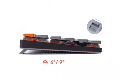 Механическая Клавиатура "Keychron" Gateron К3 LED USB (Арт. - K3D1_Keychron) Черная/Серая