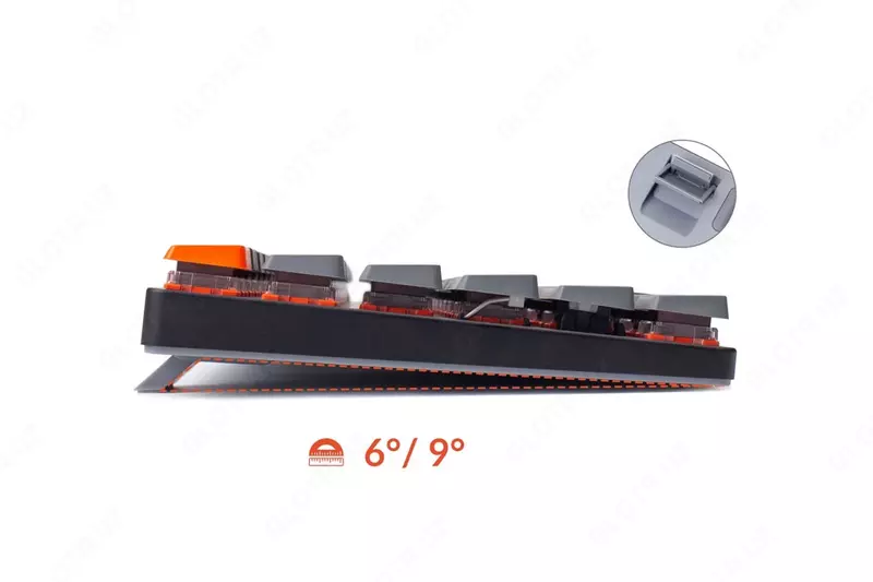 Механическая Клавиатура "Keychron" Gateron К3 LED USB (Арт. - K3D3_Keychron) Черная/Серая