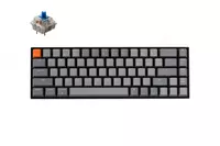 Mexanik klaviatura "Keychron" Gateron K6 LED USB (Art. - K6O2_Keychron) Qora/Kulrang