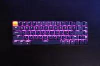 Mexanik klaviatura "Keychron" Gateron K6 RGB USB (Art. № - K6W2_Keychron) Qora/Kulrang Chakana savdo