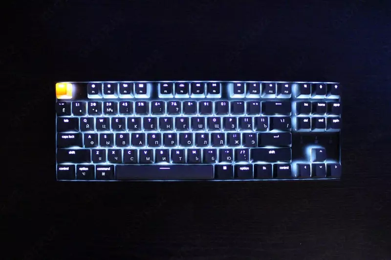 Механическая Клавиатура "Keychron" Gateron К8 LED USB (Арт. - K8A1_Keychron) Черная/Серая