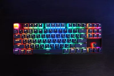 Mexanik klaviatura "Keychron" Gateron K8 RGB USB (Art. № - K8C2_Keychron) Qora/Kulrang