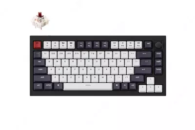 Кастомная Механическая Клавиатура "Keychron" Gateron Phantom Q1 QMK RGB USB (Арт. - Q1M3_Keychron) Угольно-черная