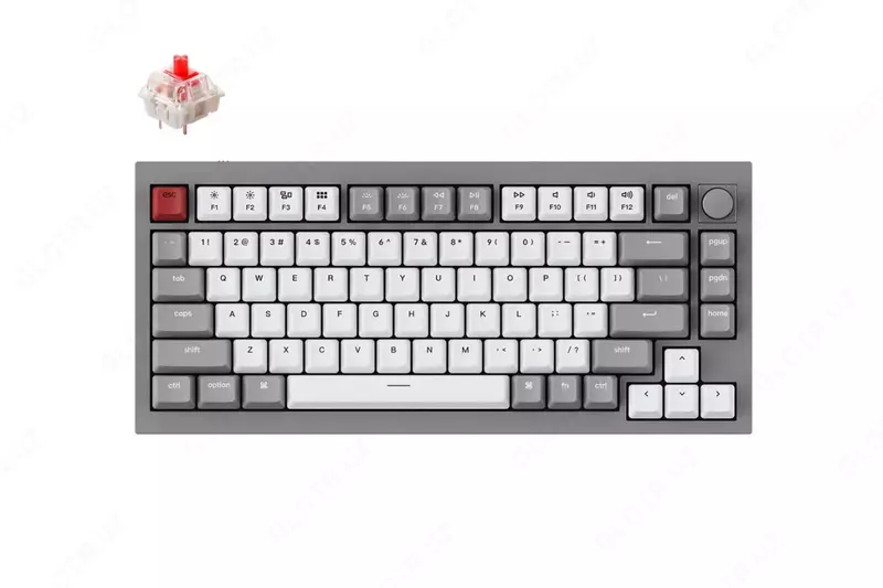 Maxsus mexanik klaviatura "Keychron" Gateron Phantom Q1 QMK RGB USB (Art. № - Q1N1_Keychron) Space Grey
