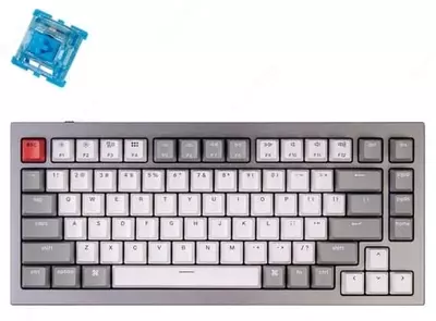 Кастомная Механическая Клавиатура "Keychron" Gateron Phantom Q1 QMK RGB USB (Арт. - Q1N2_Keychron) Космический серый