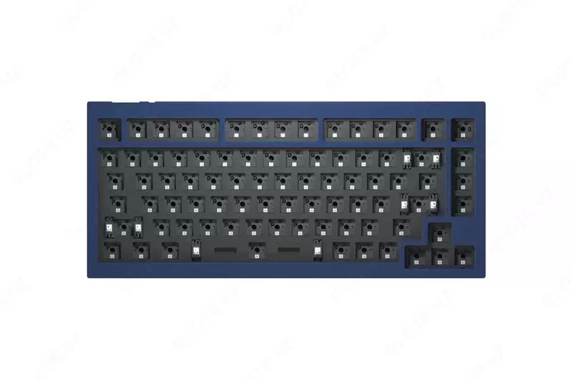 Кастомная Механическая Клавиатура "Keychron" Gateron Phantom Q1 QMK RGB USB (Арт. - Q1O1_Keychron) Темно-синяя