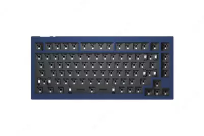 Кастомная Механическая Клавиатура "Keychron" Gateron Phantom Q1 QMK RGB USB (Арт. - Q1O1_Keychron) Темно-синяя