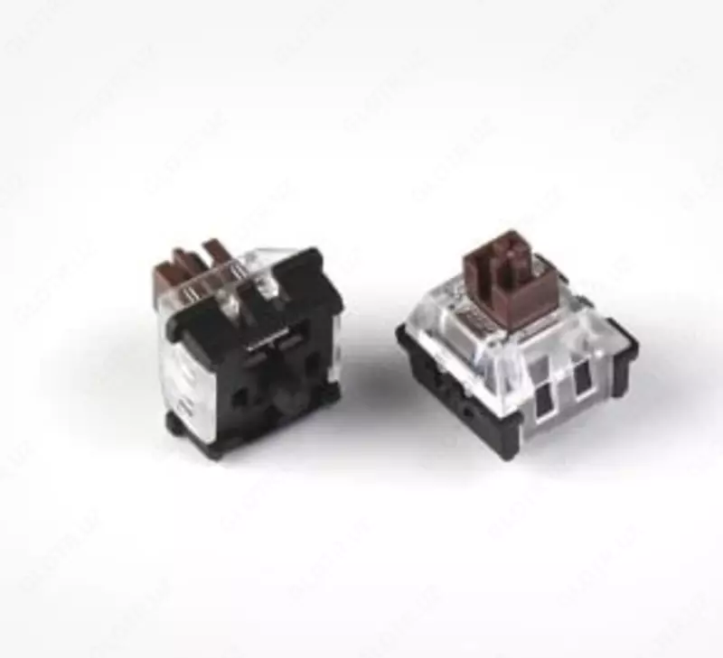 Mexanik kalitlar to'plami "KEYCHRON" Gateron LK ushlagichli kalit, 12 dona. (Art. - Z10_KEYCHRON) Jigarrang