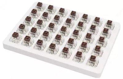 Набор механических переключателей "KEYCHRON" Kailh Box Switch, 35 шт. (Арт. - Z50_KEYCHRON) Коричневый