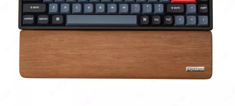 K2/K6 klaviaturalari uchun yog'och kaftli "Keychron" (Art. № - PR1_Keychron) Jigarrang