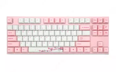 Mexanik klaviatura "Varmilo" VA87M Sakura, USB (Art. - VA87MC2P/PP88RA) Pushti/Oq