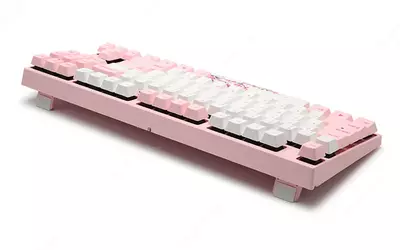Mexanik klaviatura "Varmilo" VA87M Sakura, USB (Art. - VA87MC2P/PP88RA) Pushti/Oq